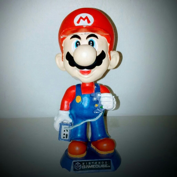 Super Mario Bobble Head Phone Holder Action Figure Car Gift